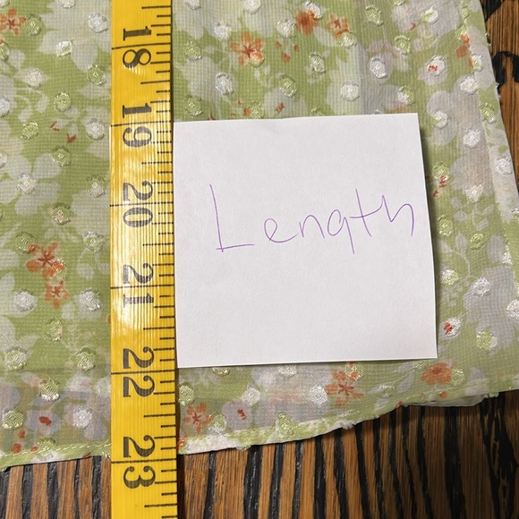 Cato boHo top pastel green size large - Picture 11 of 15